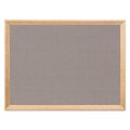 United Visual Products Decor Wood Combo Board, 36"x24", Cherry/Black Porcelain & Black UV702DEFAB-CHERRY-BLKPORC-BLACK